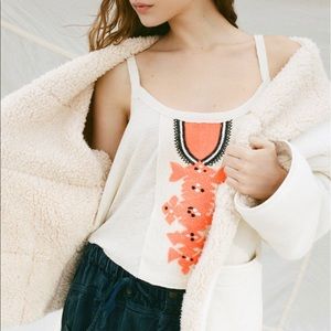 UO Eydis Embroidered Tank Top